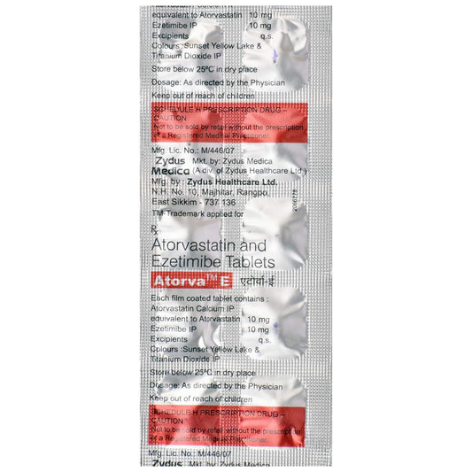 Atorva E - Strip of 10 Tablets