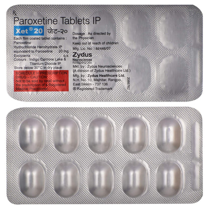 Xet 20 - Strip of 10 Tablets