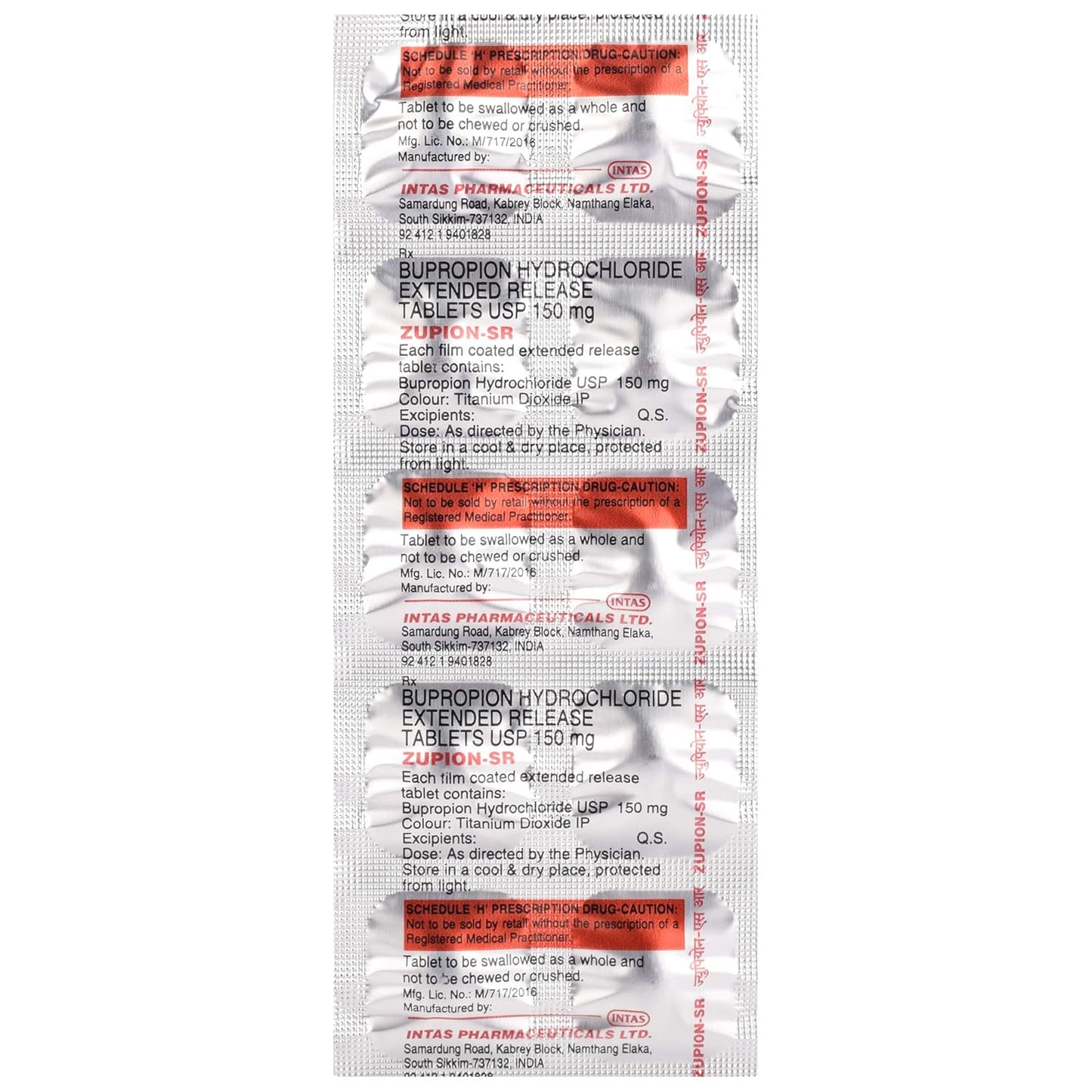 Zupion-SR - Strip of 10 Tablets