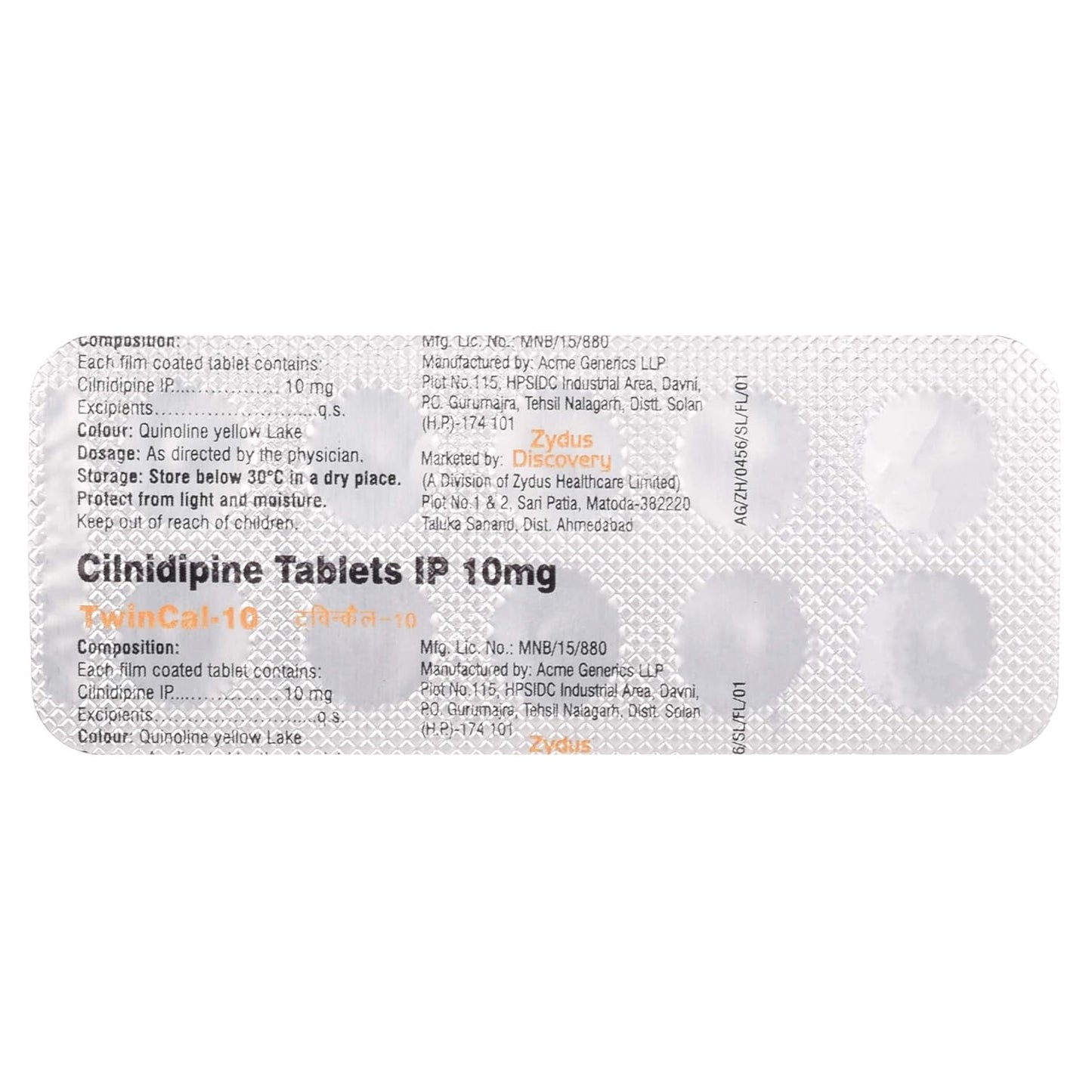 Twincal-10 - Strip of 10 Tablets