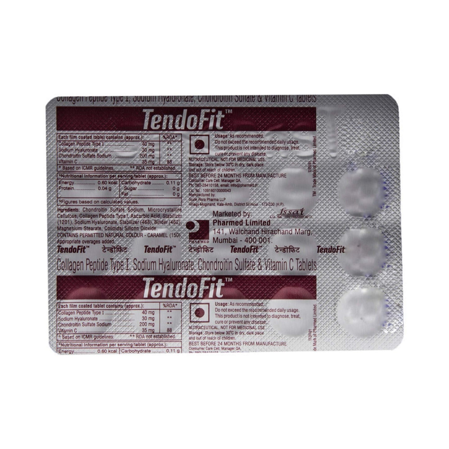 Tendofit - Strip of 15 Tablets