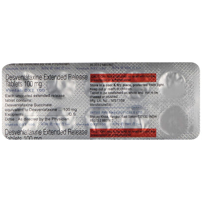 Ventab DXT 100 - Strip of 10 Tablets