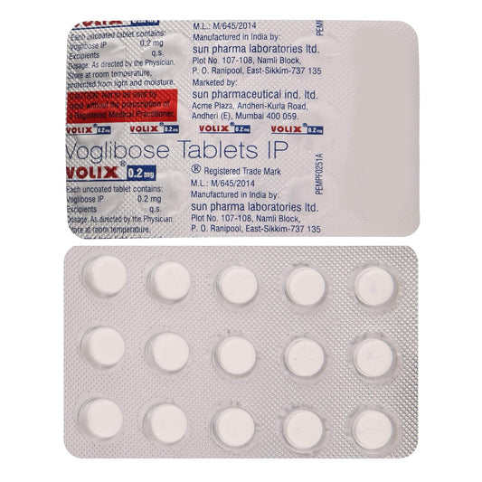 Volix 0.2mg - Strip of 15 Tablets