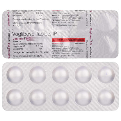 Voglimac 0.3 - Strip of 10 Tablets