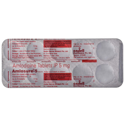 Amlosure-5 - Strip of 10 Tablets