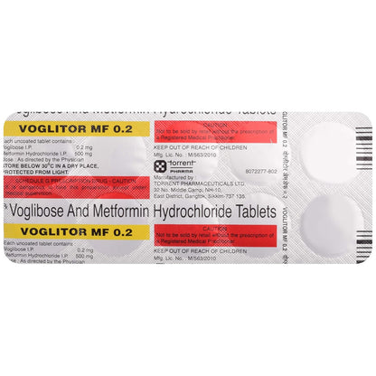 Voglitor MF 0.2 - Strip of 10 Tablets