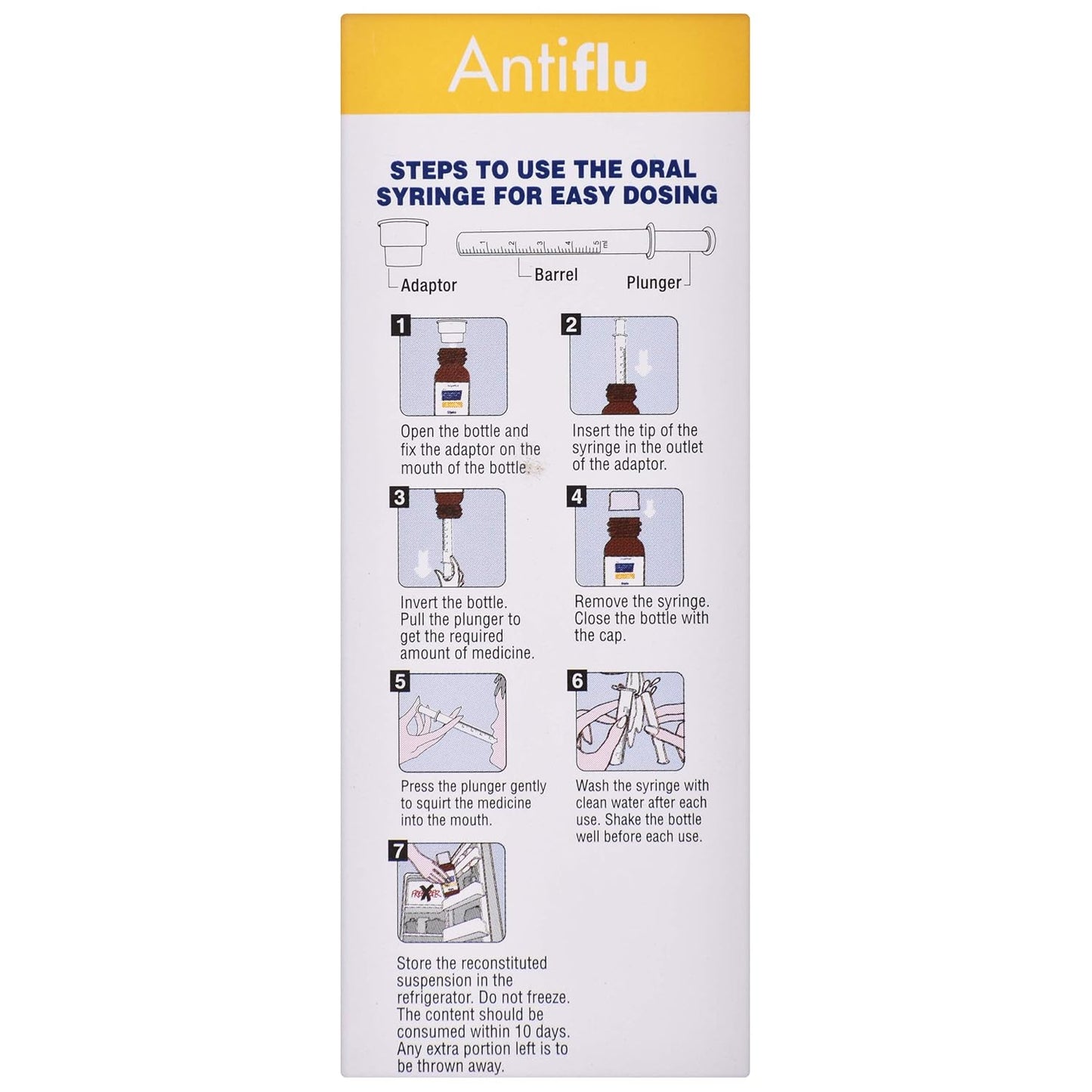 Antiflu - Bottle of 75 ml of Suspension