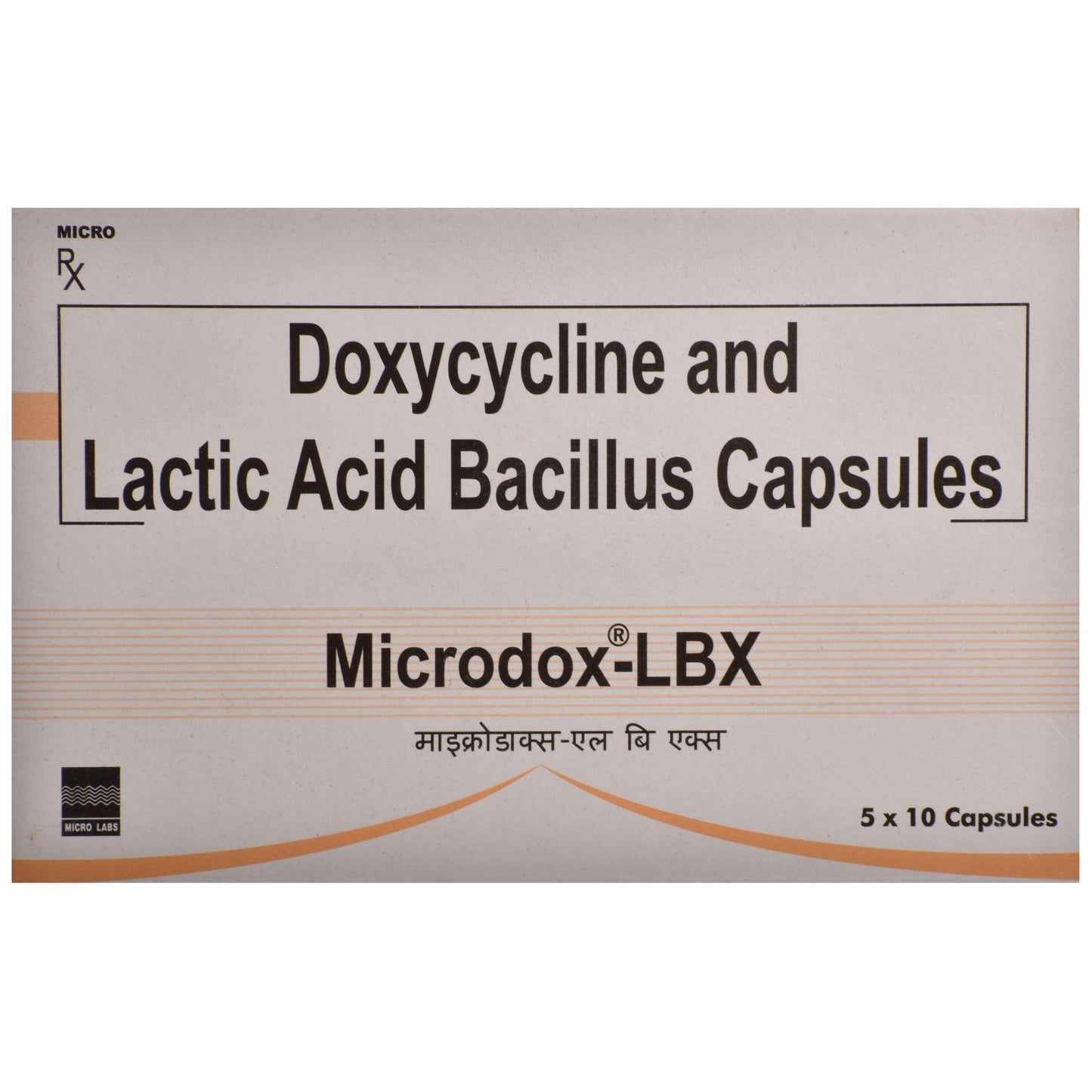 Microdox-LBX - Strip of 10 Capsules