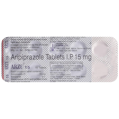 Arzu 15 - Strip of 10 Tablets