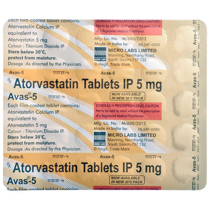 Avas-5 - Strip of 30 Tablets