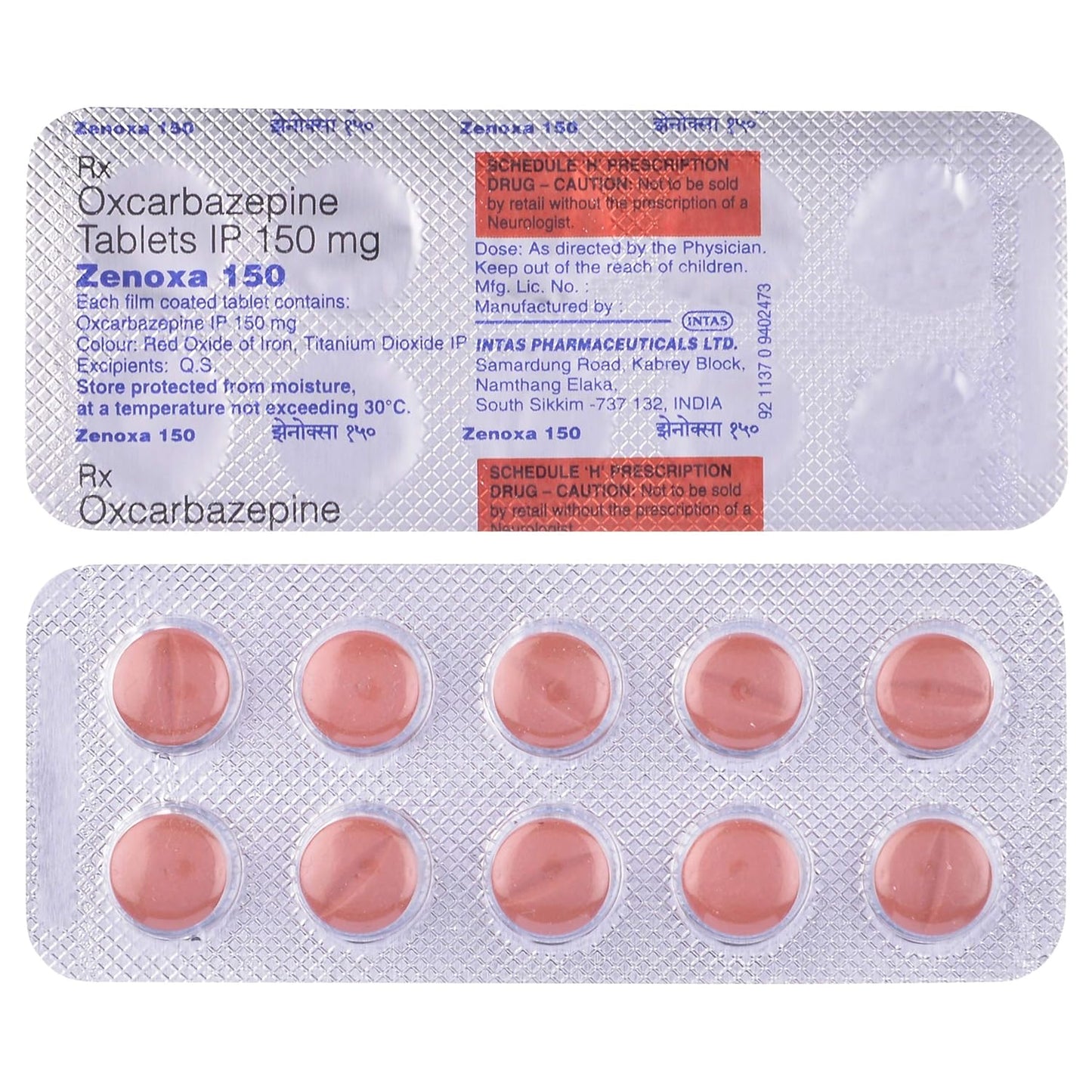 Zenoxa 150 - Strip of 10 Tablets