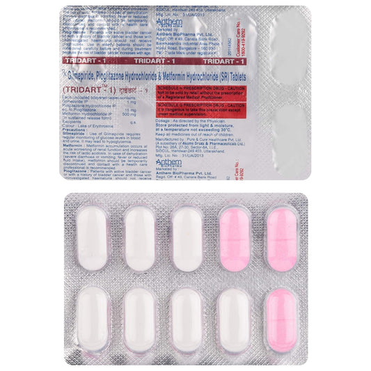 Tridart-1 - Strip of 10 Tablets