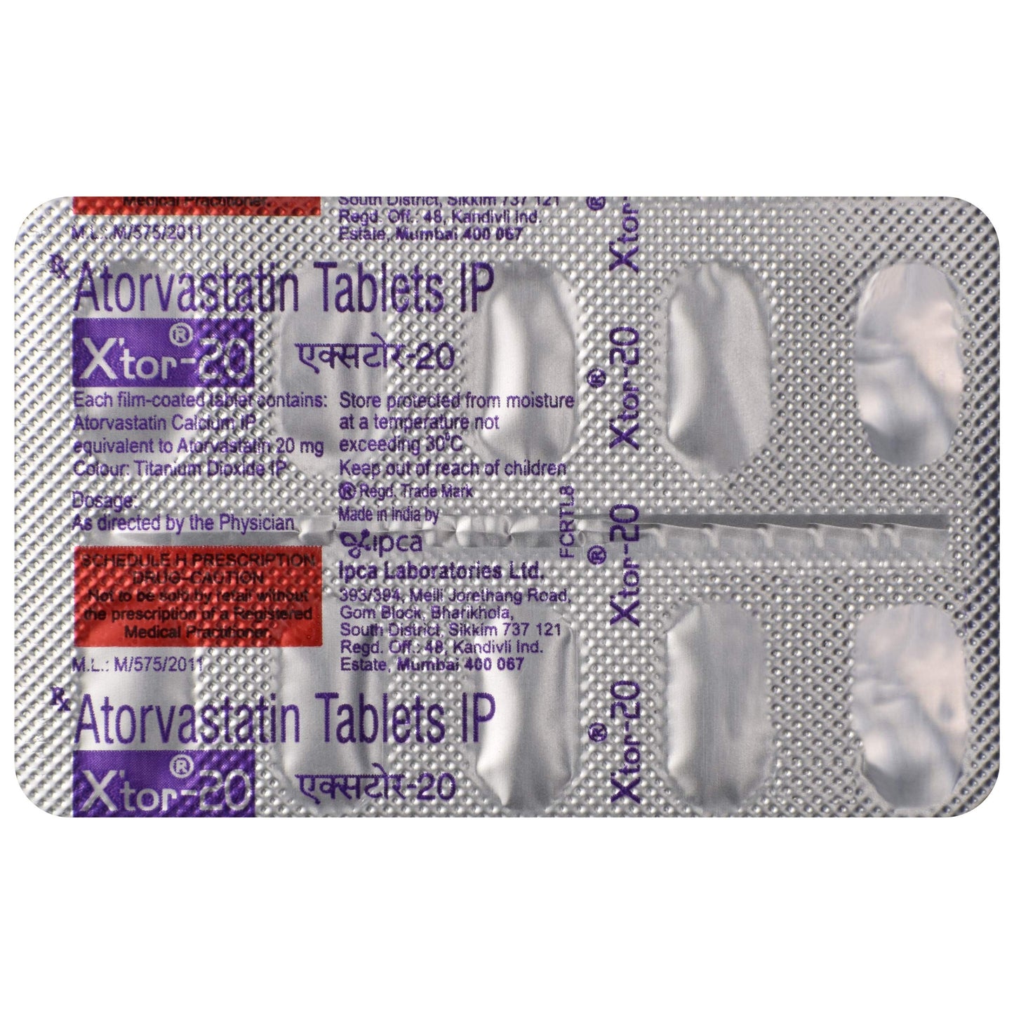 Xtor-20 - Strip of 10 Tablets