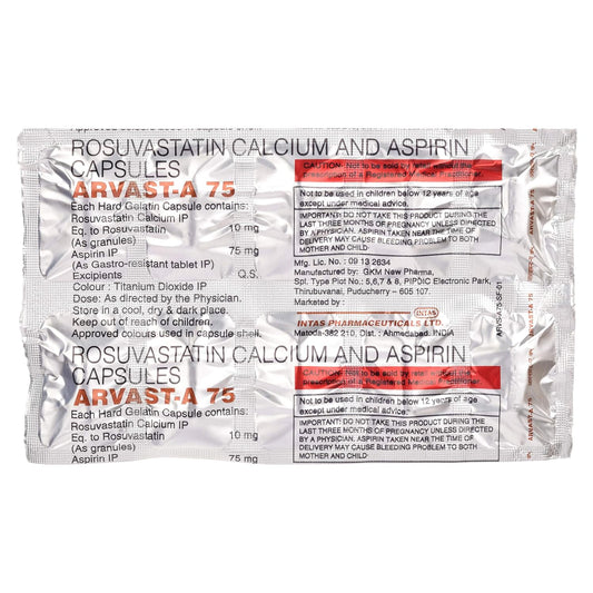 Arvast A 75 - Strip of 10 Capsules