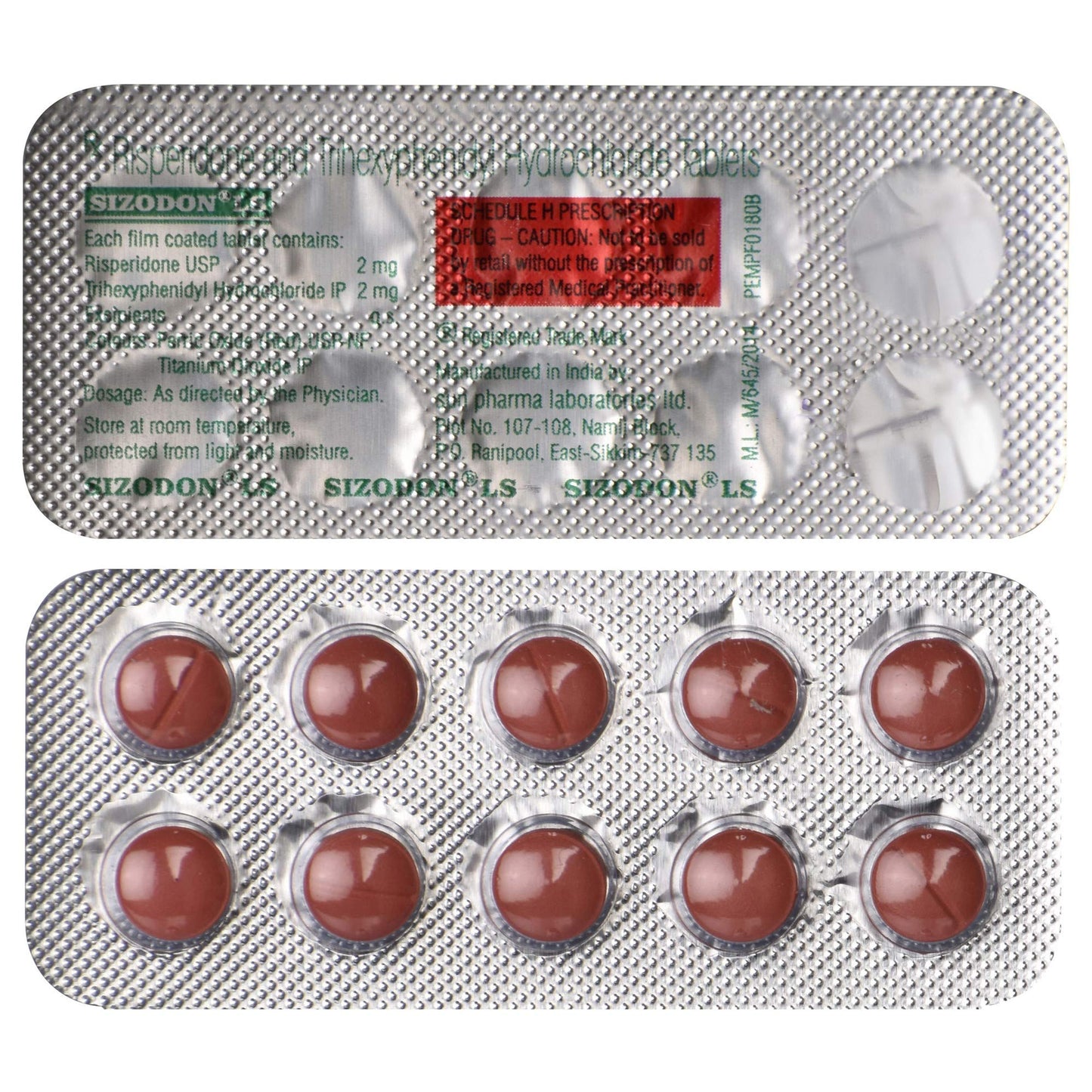 Sizodon LS - Strip of 10 Tablets