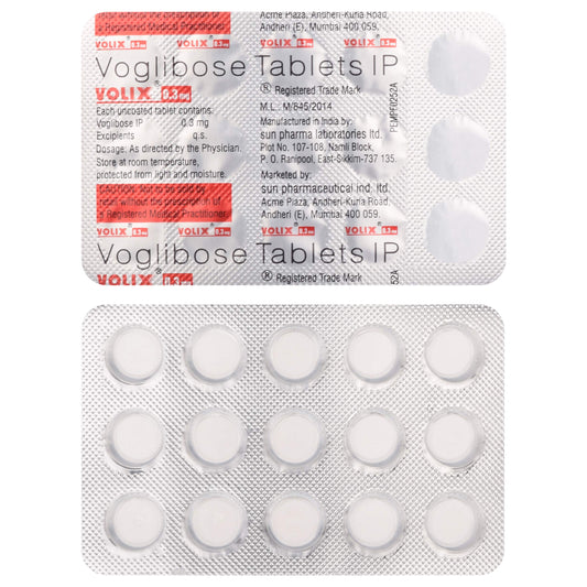 Volix 0.3Mg - Strip of 15 Tablets