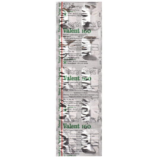 Valent 160 - Strip of 10 Tablets