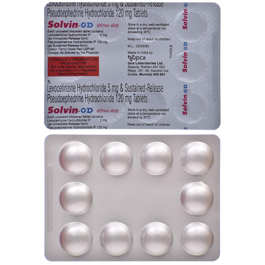 Solvin OD - Strip of 10 Tablets