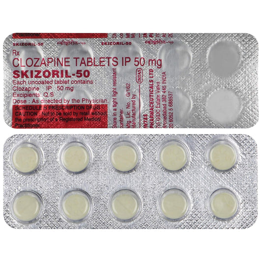 Skizoril 50 - Strip of 10 Tablets