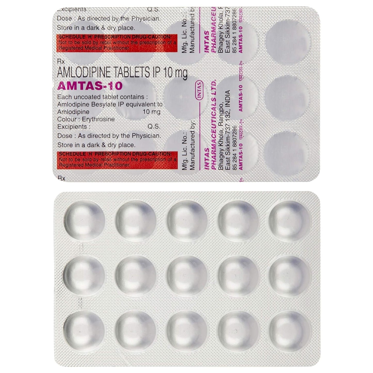 Amtas-10 - Strip of 15 Tablets