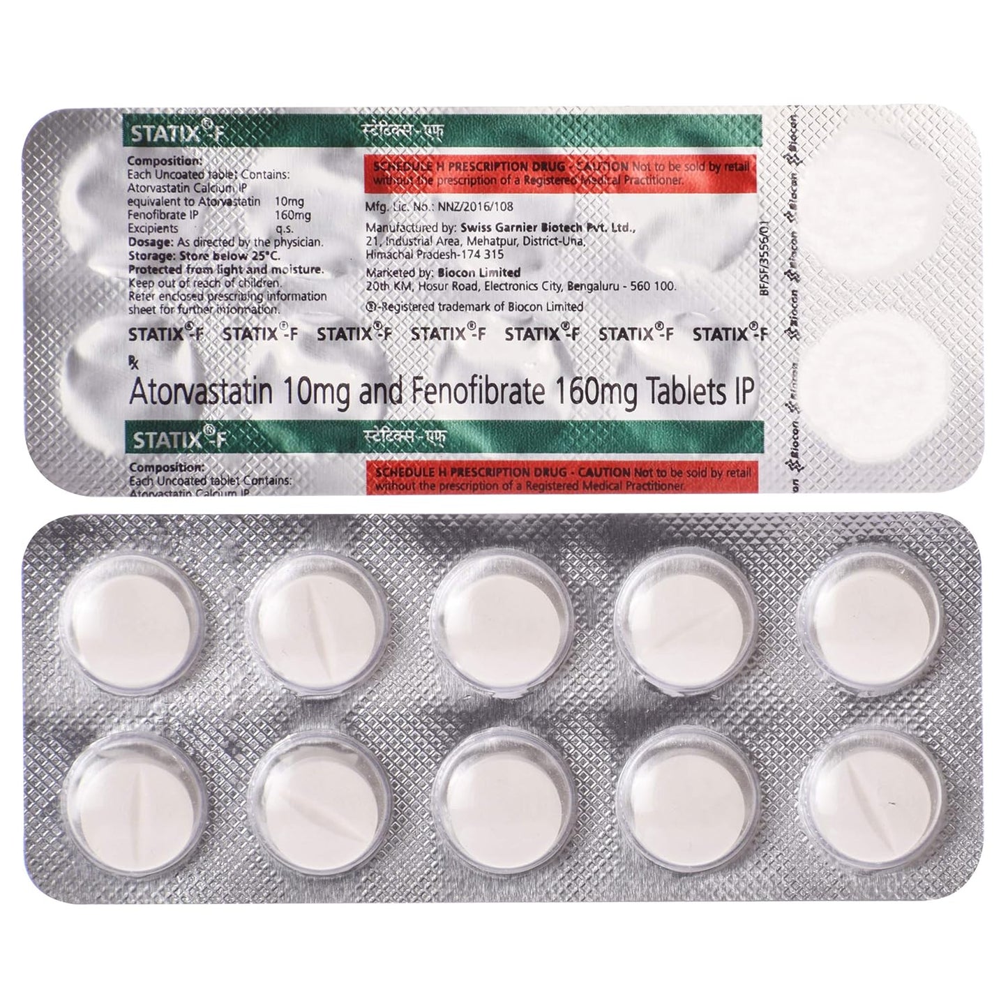 Statix-F - Strip of 10 Tablets