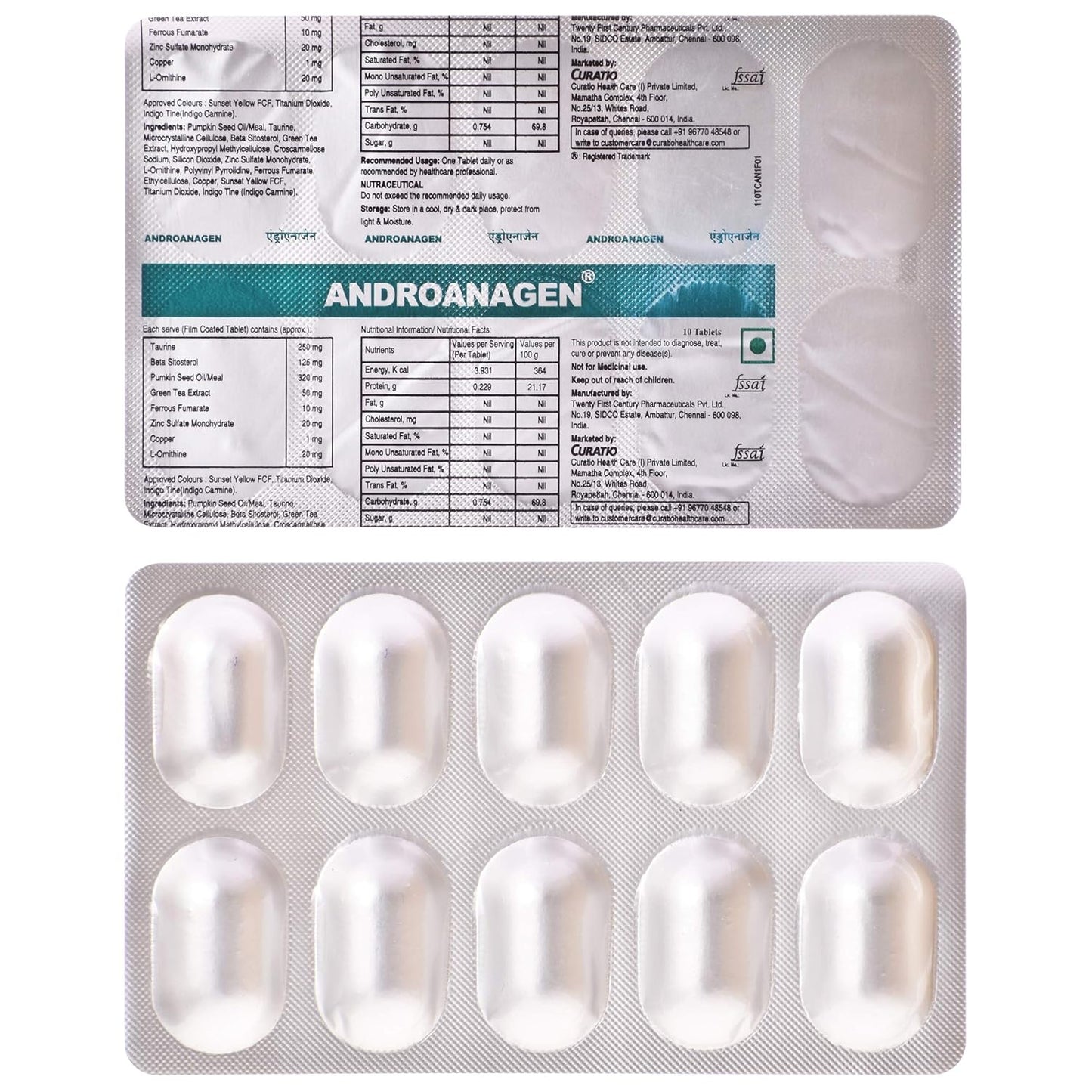 Androanagen - Strip of 10 Tablets