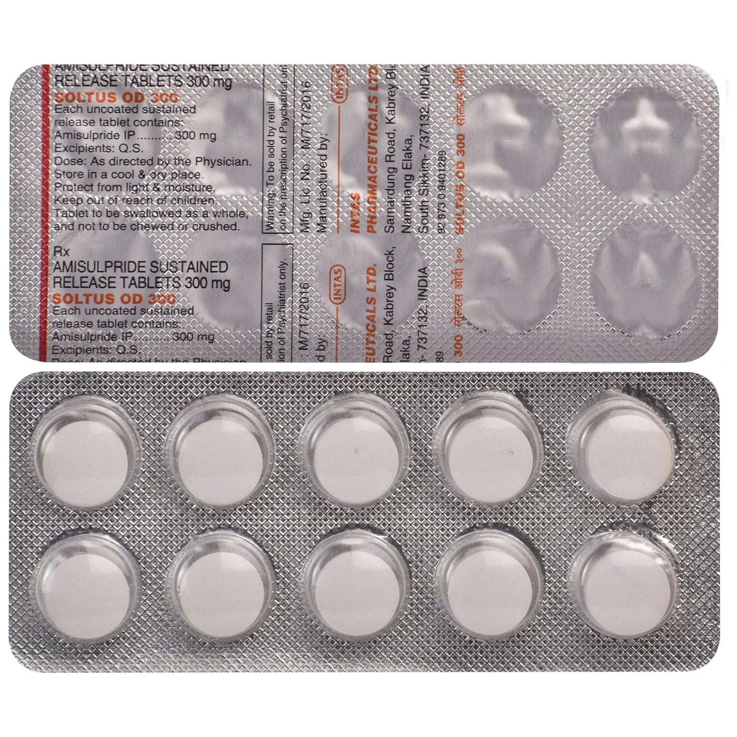 Soltus OD 300 - Strip of 10 Tablets