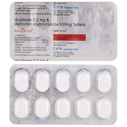 Advog M 0.2+ - Strip of 10 Tablets