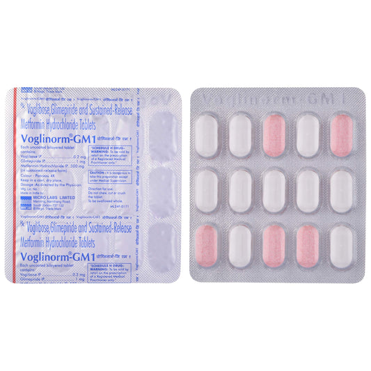 Voglinorm-GM 1 - Strip of 15 Tablets