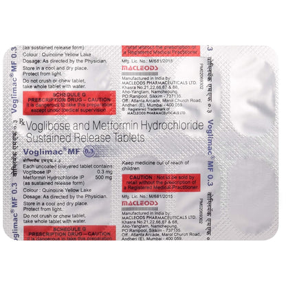 Voglimac MF 0.3 - Strip of 10 Tablets