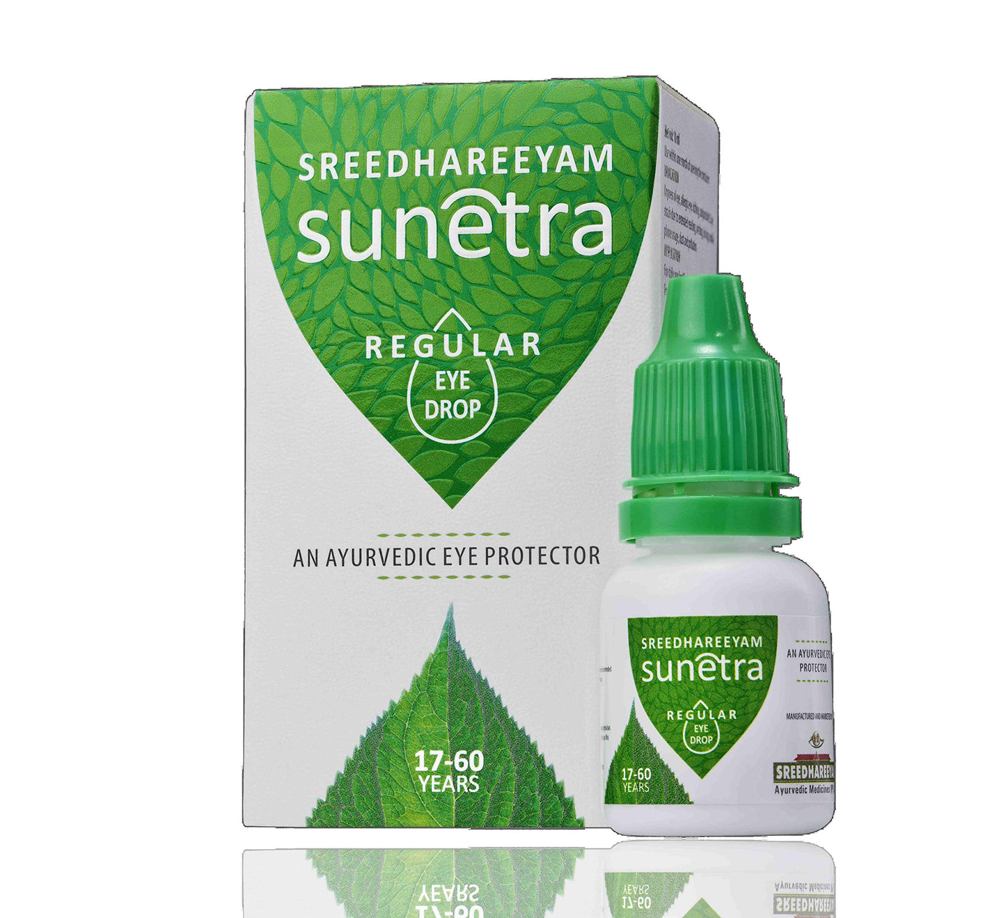 Sreedhareeyam Ayurveda Sunetra Regular Herbal Eyedrops (17-60 years age) Relieves Dryness, Redness & Itching, Cooling Daily-use Eyedrops with Rosewater, Holy Basil Leaves and Pure Honey