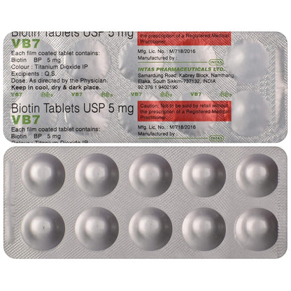 VB7 - Strip of 10 Tablets