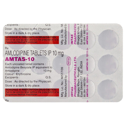 Amtas-10 - Strip of 15 Tablets