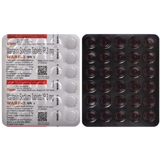 Warf-3 - Strip of 30 Tablets