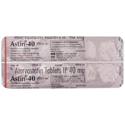 Astin-40 - Strip of 10 Tablets