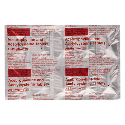 AB Phylline N - Strip of 10 Tablets