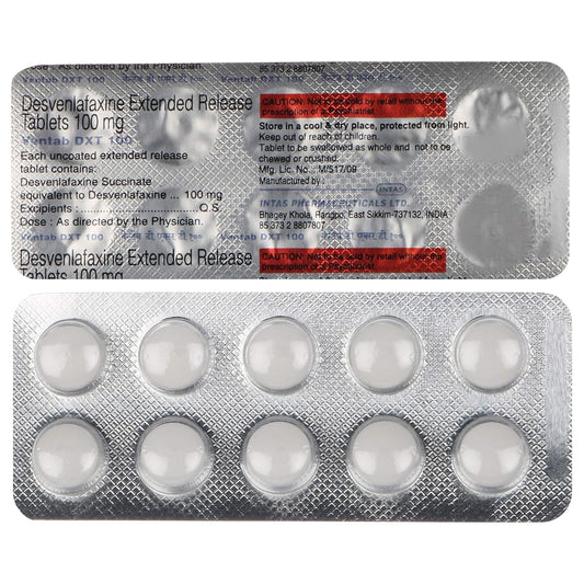 Ventab DXT 100 - Strip of 10 Tablets