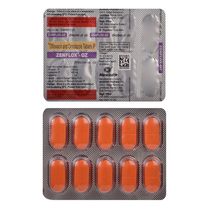 Zenflox-OZ - Strip of 10 Tablets