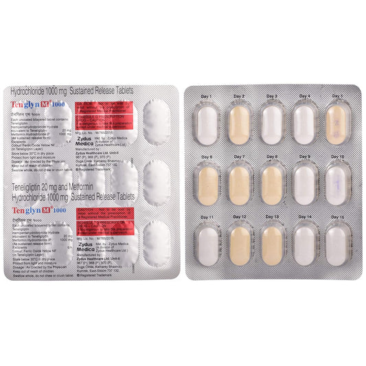 Tenglyn M 1000 - Strip of 15 Tablets