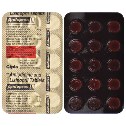 Amlopres L - Strip of 15 Tablets