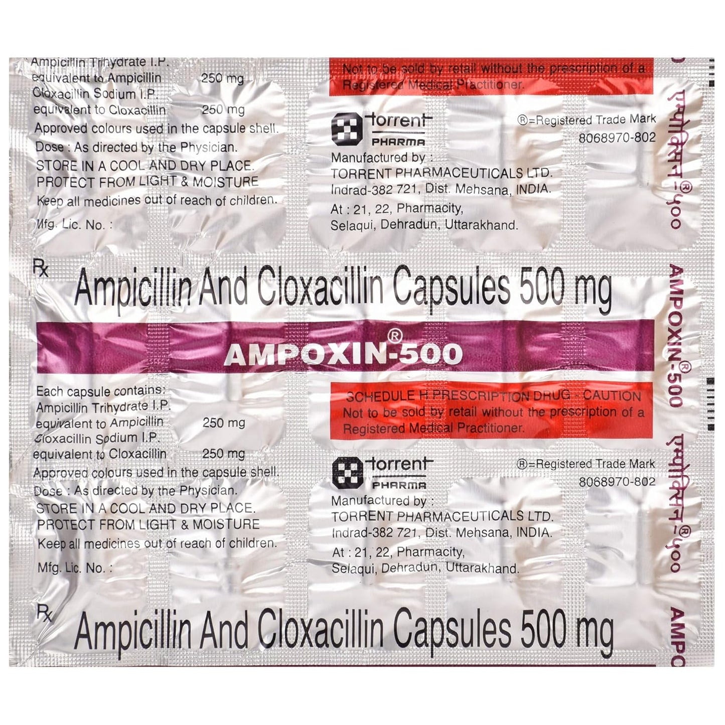 Ampoxin-500 Capsule 15's