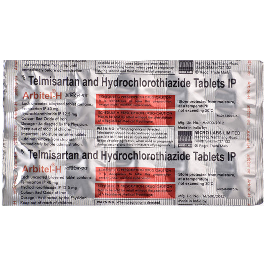 Arbitel-H - Strip of 10 Tablets