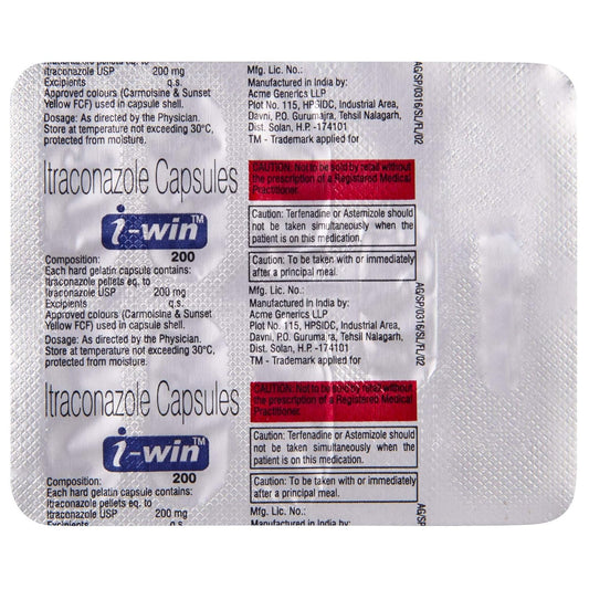 I-Win 200 - Strip of 10 Capsules