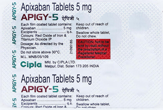 Apigy-5 - Strip of 10 Tablets