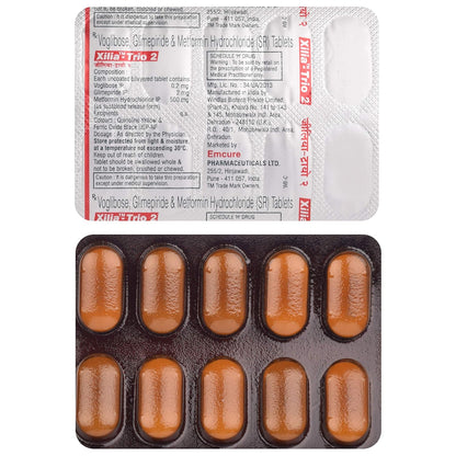 Xilia-Trio 2 - Strip of 10 Tablets