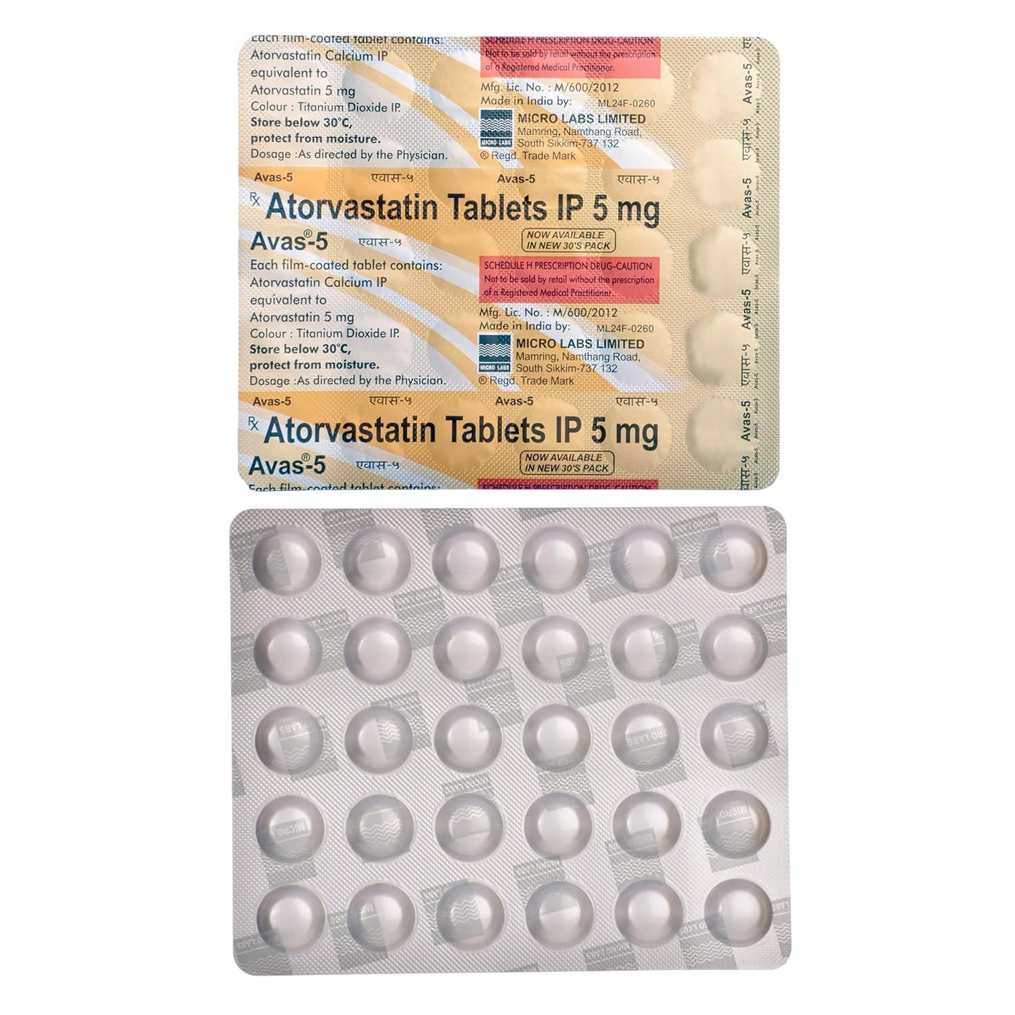 Avas-5 - Strip of 30 Tablets