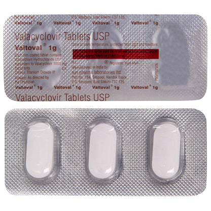 Valtoval 1 g - Strip of 3 Tablets