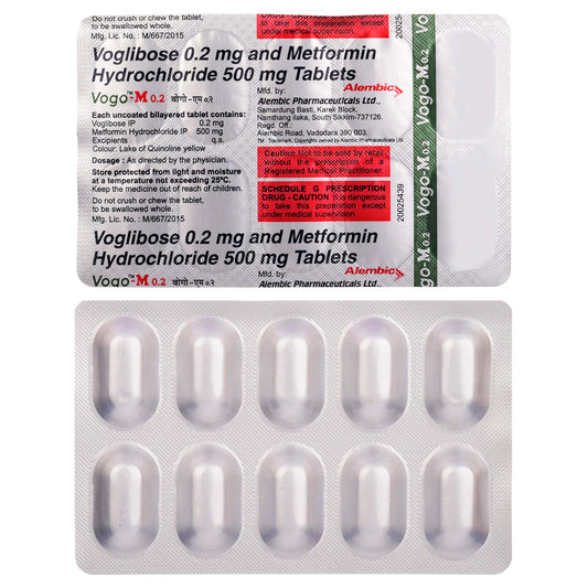 Vogo-M 0.2 - Strip of 10 Tablets