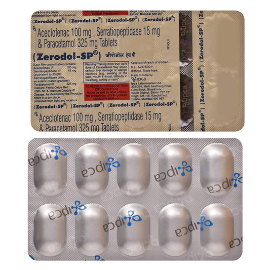 Zerodol SP - Strip of 10 Tablets