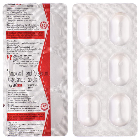 Apcil 625 - Strip of 6 Tablets